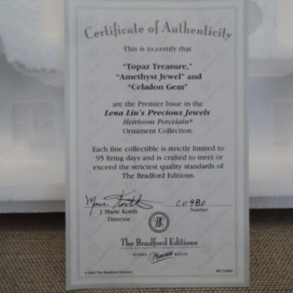 porcelain hummingbird ornaments~ lot of 3 - Picture 7 of 7